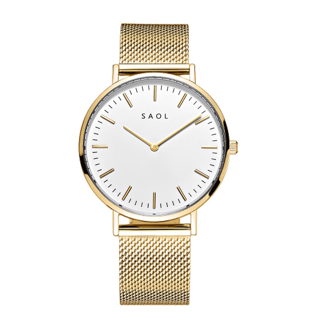 The Standard - Gold | White w/ gold mesh