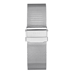 Chronograph 43 - Silver | White w/ silver mesh
